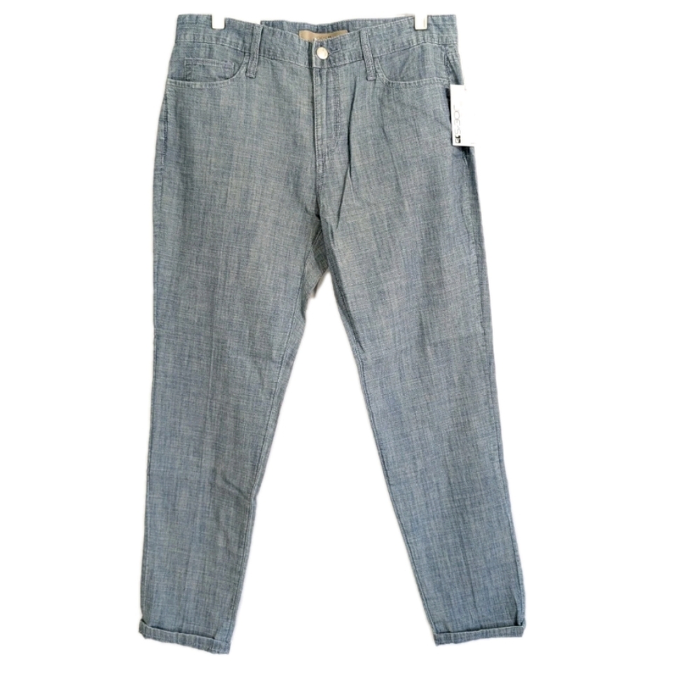 Joe's Jeans The Billie Ankle Chambray Pants sz 27 NEW Women Casual 100% cotton